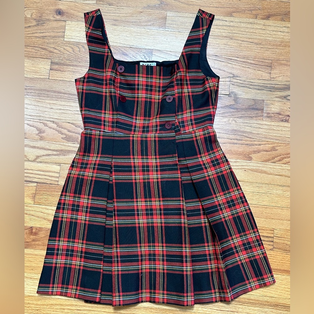 Vintage BCBG Plaid Dress